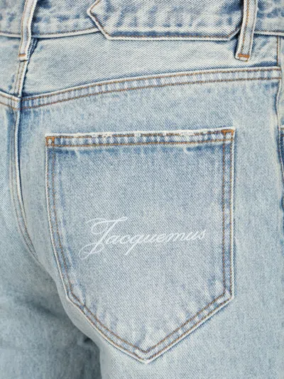 Jacquemus De-nîmes Venice Denim Trousers Jeans Light Blue In Blue
