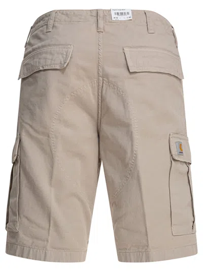 Carhartt Wip Cotton Beige Shorts
