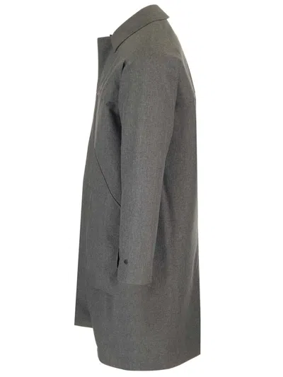 Adhoconcept Work Trench Jackets Grey