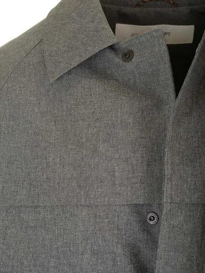 Adhoconcept Work Trench Jackets Grey