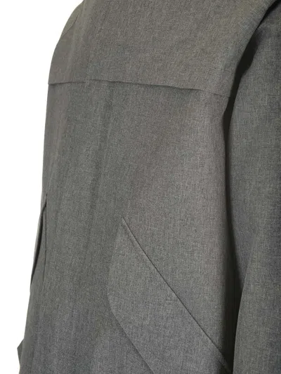 Adhoconcept Work Trench Jackets Grey