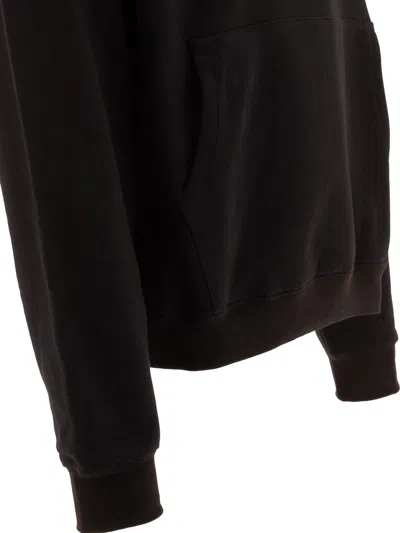 Rayon Vert Graphic-print Drawstring Hoodie In Black