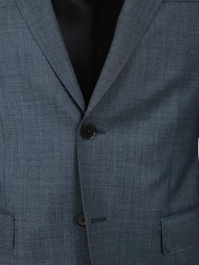 Ermenegildo Zegna Air Force Blue Wool Dress Dresses Blue In Blue
