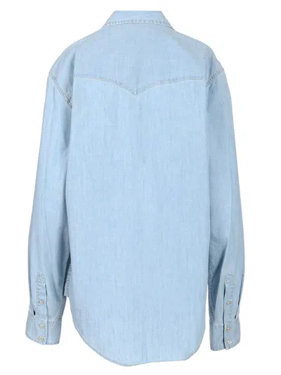 Isabel Marant Vasco Shirts Light Blue
