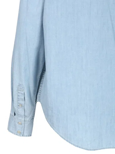 Isabel Marant Vasco Shirts Light Blue