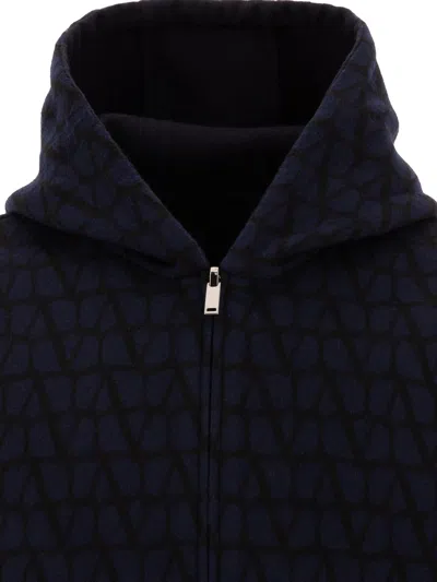 Valentino Toile Iconographe Wool Caban Coat