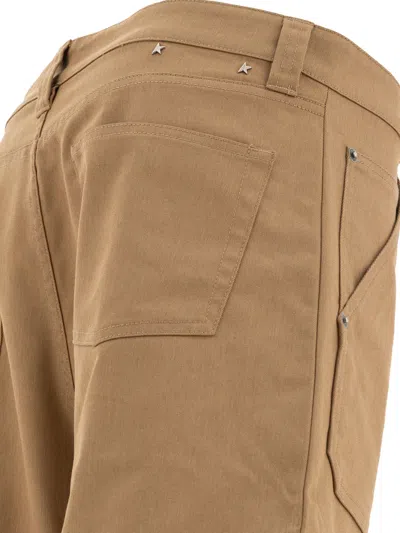 Golden Goose Twill Cargo Pants In Italian