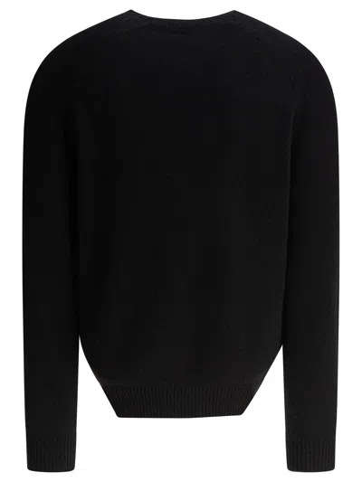 Tom Ford Ribbed Long Sleeve Knitwear In Black