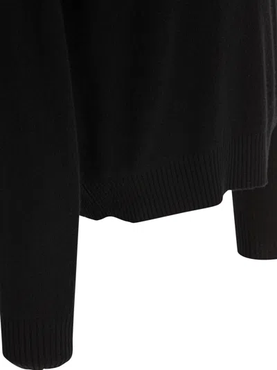 Tom Ford Ribbed Long Sleeve Knitwear In Black
