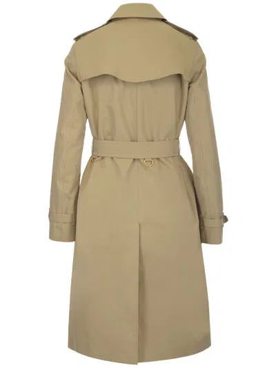 Burberry Beige Cotton Heritage Waterloo Trench Coat