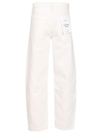 Frame Low Slung Barrel Jeans