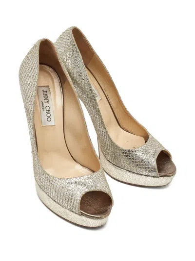 Pre-owned Jimmy Choo 135mm Dahlia Pumps