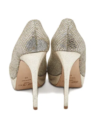 Pre-owned Jimmy Choo 135mm Dahlia Pumps