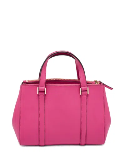 Pre-owned Kate Spade  Leather Tote Bag In Pink