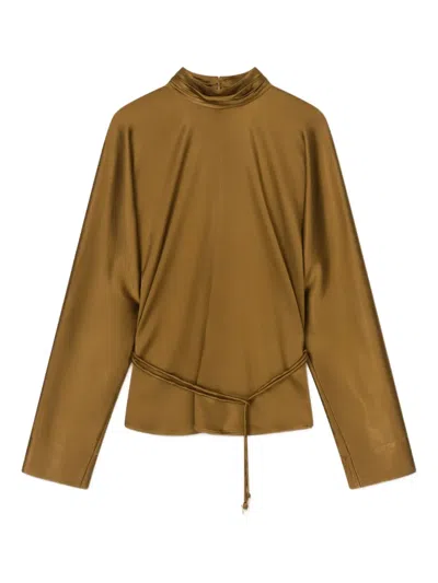 Aeron Mar Blouse In Brown