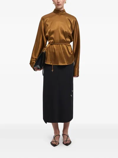 Aeron Mar Blouse In Brown