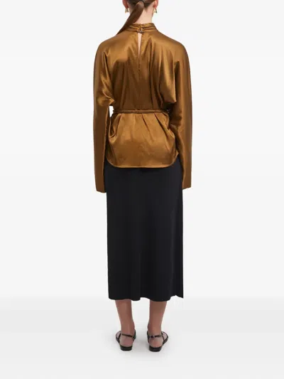 Aeron Mar Blouse In Brown
