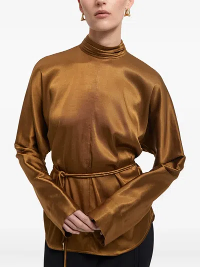 Aeron Mar Blouse In Brown