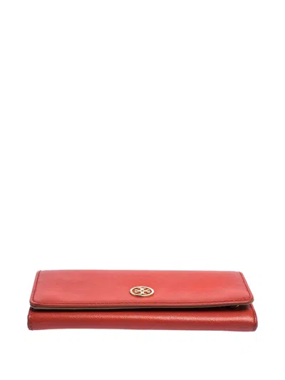 Pre-owned Tory Burch Robinson Leather Wallet