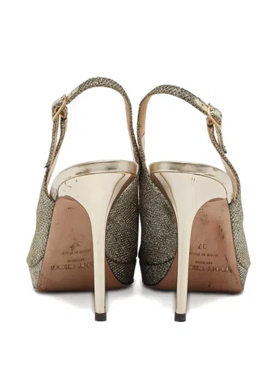 Pre-owned Jimmy Choo 2024 Glitter Slingback Pumps