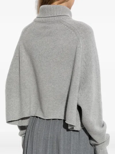 Lisa Yang Turtleneck Cashmere Sweater In Gray
