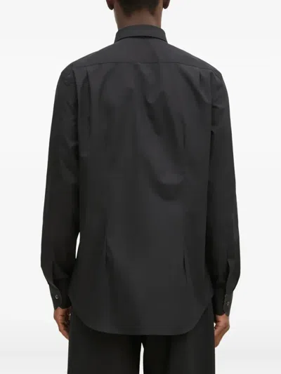 Paul Smith Long-sleeve Button-down Shirt In Black