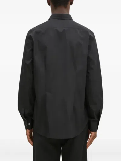 Paul Smith Long-sleeve Button-up Shirt In Black