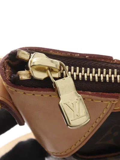 Pre-owned Louis Vuitton 2011 Odeon Pm Monogram Shoulder Bag In Brown