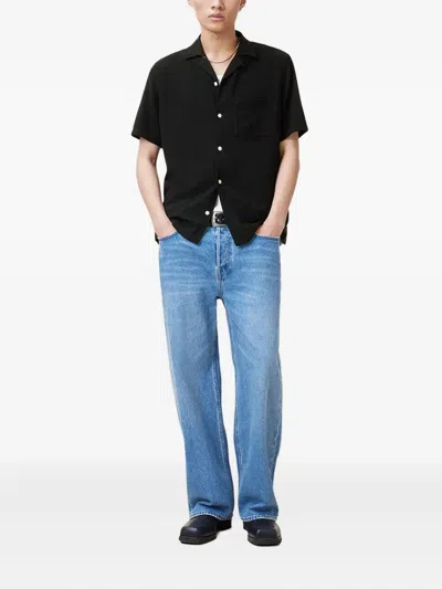 Allsaints Hudson Camp-collar Short-sleeve Shirt