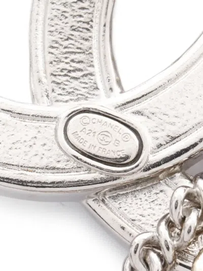 Pre-owned Chanel 1986-1988 Coco Mark Brooch