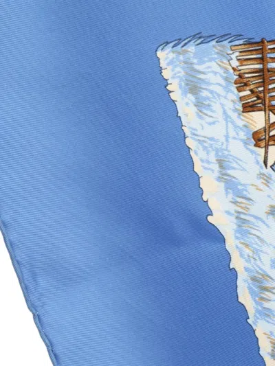 Pre-owned Hermes 2010s Tanzanie Silk Scarf