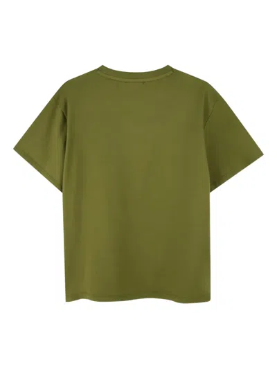 Kenzo Elephant-graphic T-shirt In Green