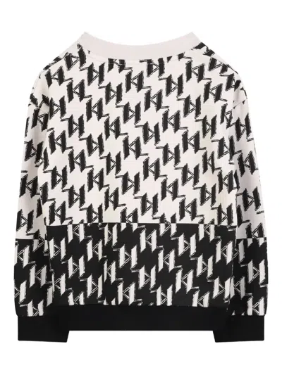 Karl Lagerfeld Graphic-print Sweatshirt In Black