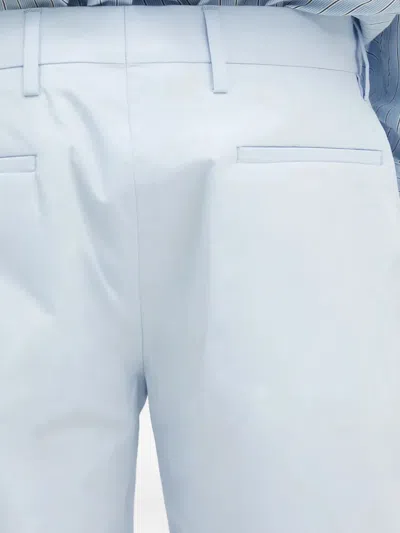Paul Smith Flat-front Shorts In Blue