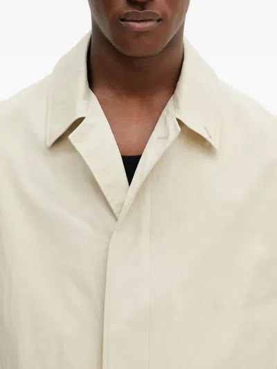 Paul Smith Plain Single-breasted Coat In Neutral