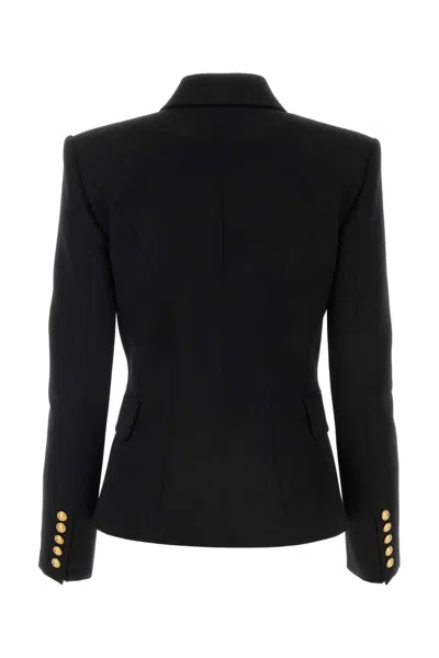 Balmain Black Wool Blazer