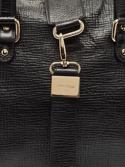 Pre-owned Jimmy Choo Medium Blythe Shoulder Bag In Black