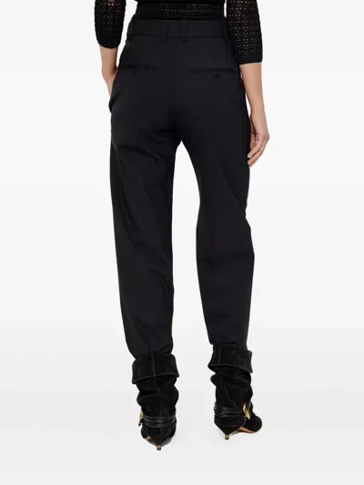 Isabel Marant Virgin Wool-blend Straight-leg Trousers