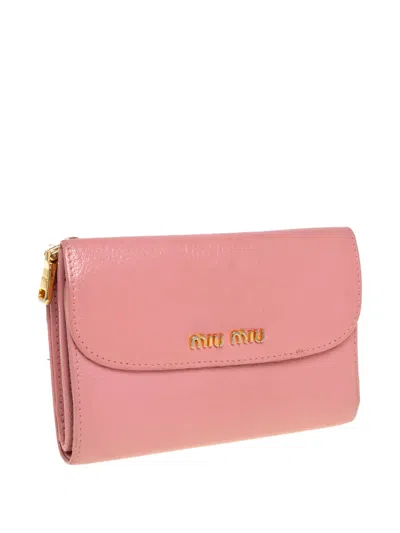 Pre-owned Miu Miu Madras Wallet