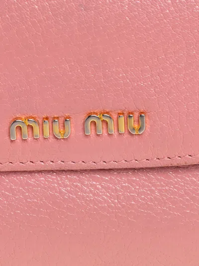 Pre-owned Miu Miu Madras Wallet