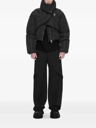 Heliot Emil Connective Puff Jacket In Black