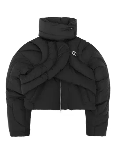 Heliot Emil Connective Puff Jacket In Black