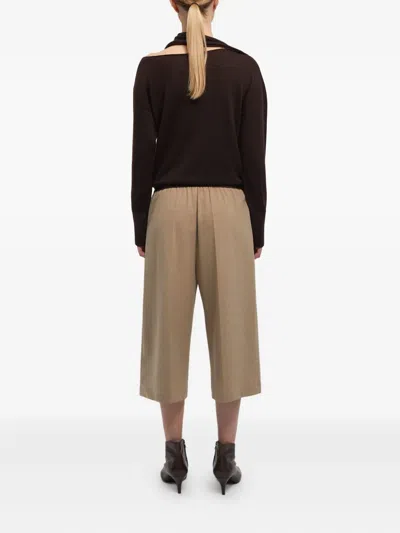 Aeron High-rise Bermuda Shorts In Brown