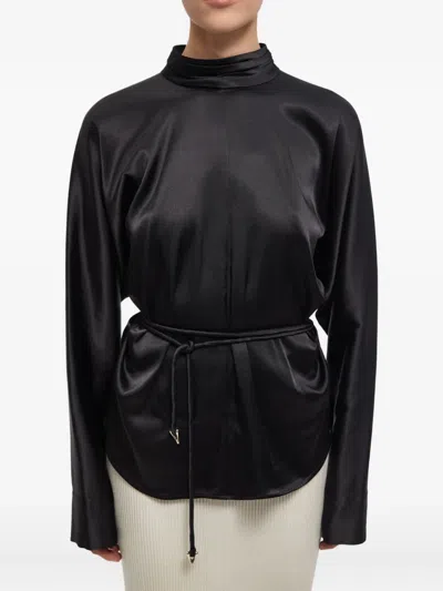 Aeron Mar Top In Black
