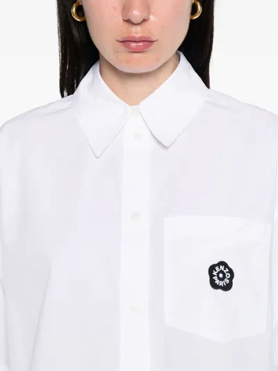 Kenzo 'floral Boke 2.0' Shirt In White