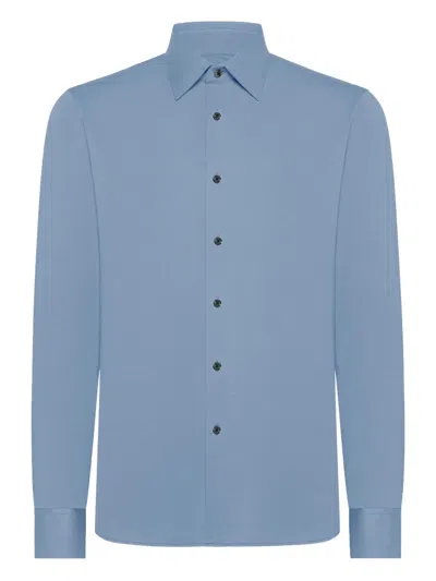 Rrd Long-sleeve Button-down Shirt In Blue