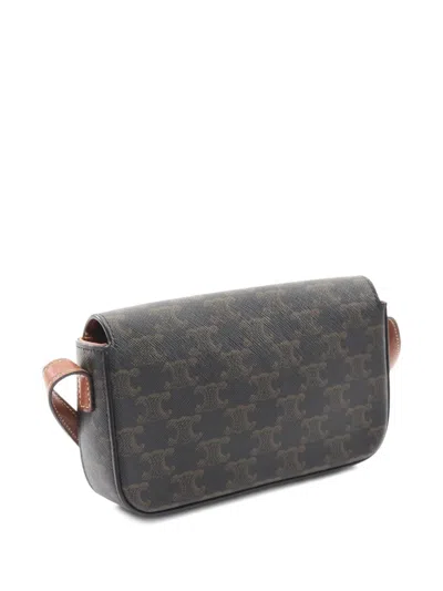 Pre-owned Celine 2010s Claude Triomphe Bag In Brown
