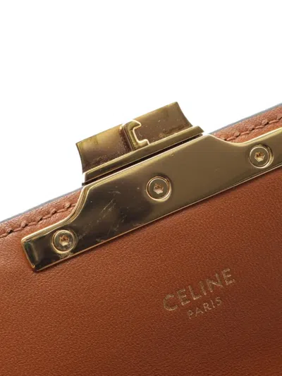 Pre-owned Celine 2010s Claude Triomphe Bag In Brown