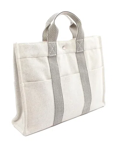Pre-owned Hermes 2010s New Fool Toe Mm Tote Bag
