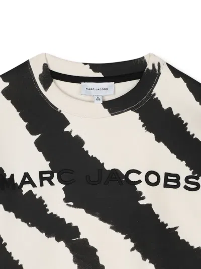 Marc Jacobs Zebra-print Sweatshirt In Black